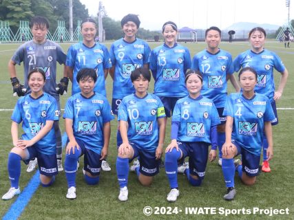 2024年8月31日（土）THFA東北女子サッカーリーグ 2部【第12節】 VS 明桜高校