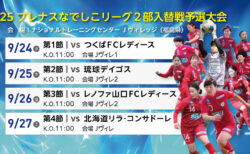 2025年プレナスなでしこリーグ2部入替戦予選大会　試合日程・結果
